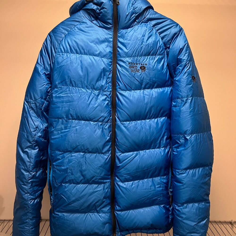 Mountain Hardwear Phantom Insulated Belay Jacket – Light Blue L – Like New - Picture 1 of 3